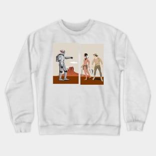 The man with the stars Crewneck Sweatshirt